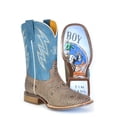 thumbnail image 1 of Men's Tin Haul Quantum Boots with Retro Rodeo Sole Handcrafted Brown, 1 of 3