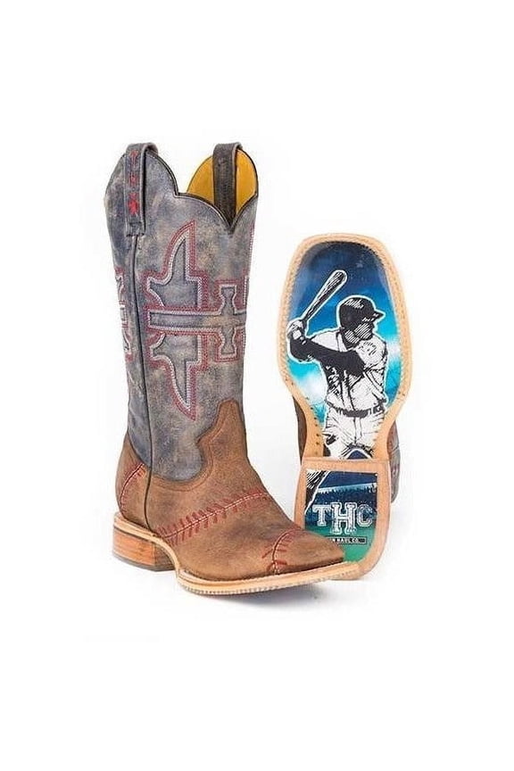 Men's Tin Haul Slugger Boots With Field Of Dreams Sole Handmade Tan