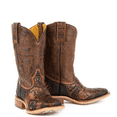 thumbnail image 1 of Men's Tin Haul The Gambler Boots With Card Shuffle Sole Handmade Brown, 1 of 2