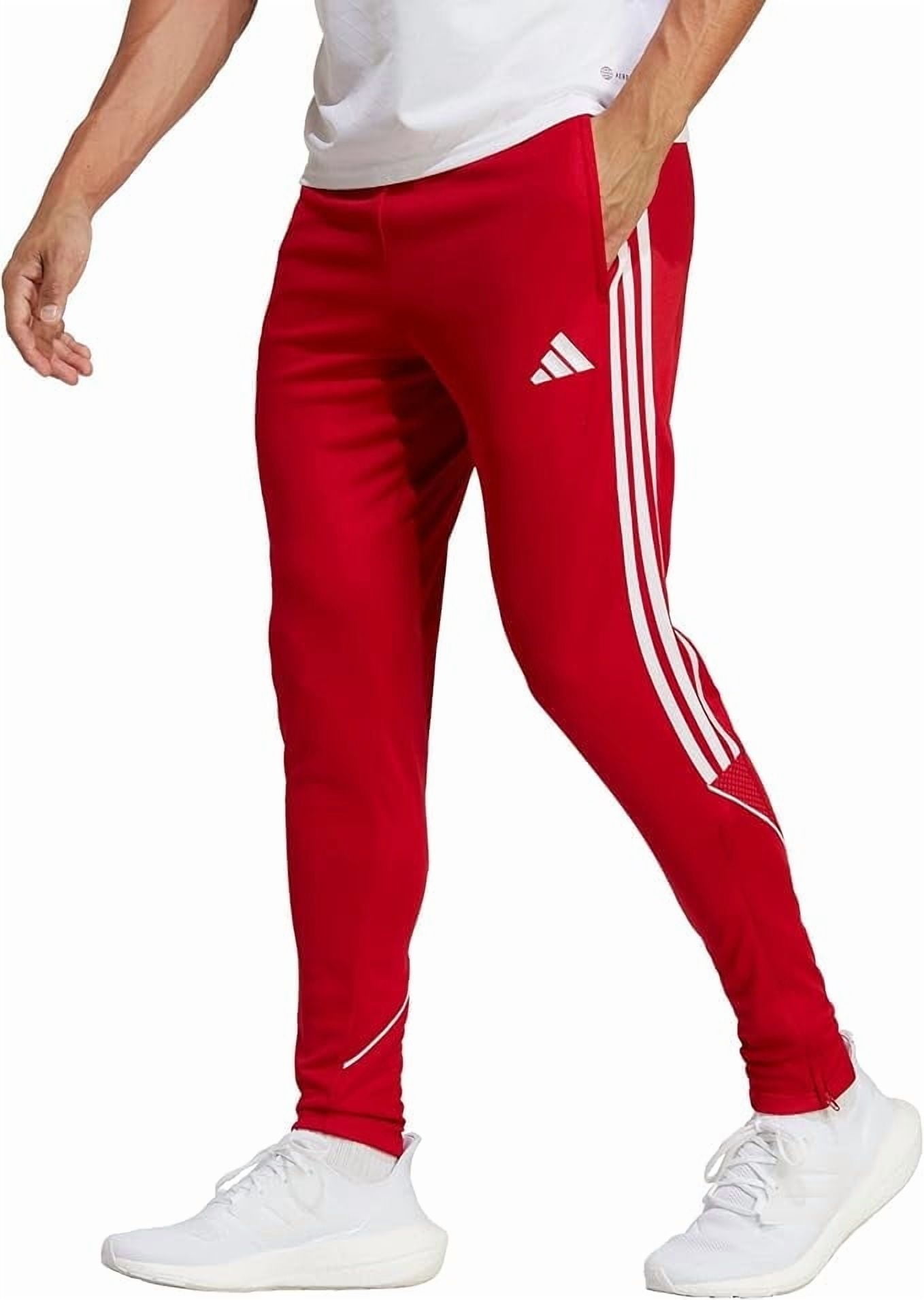 Adidas Men’s Tiro 23 League Soccer Pants, Team Power Red, Size Small