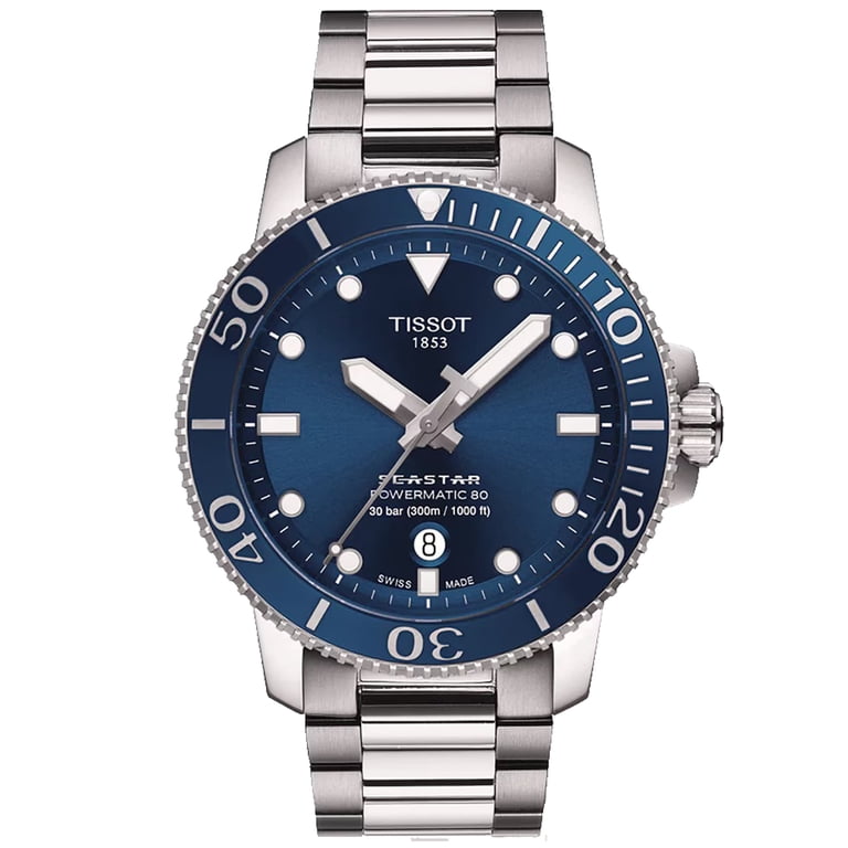 Tissot Men's Seastar 1000 Powermatic 80 Auto Diver's Watch