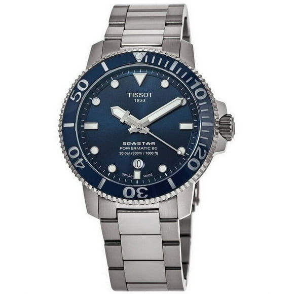 Men's Tissot Seastar 1000 Powermatic 80 Automatic Diver's Watch T1204071104103