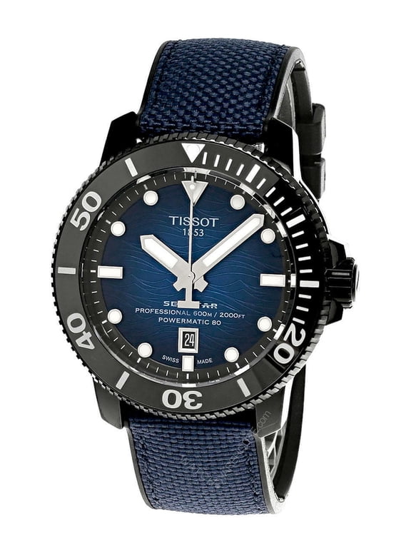 Seastar 2000 Automatic Graded Blue Dial Men's Watch T120.607.37.041.00