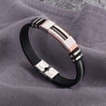 thumbnail image 1 of Men's Titanium Steel Negative Ion Bracelet, Opening Design for Easy Wear, Promotes Energy Circulation, Fashion Accessory for Health and Daily Style, 1 of 2