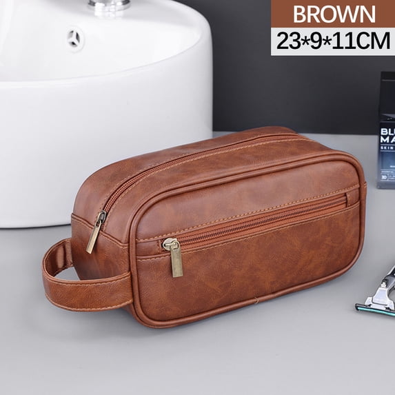 Men's Toiletry Bag, Travel Dopp Kit with Large Capacity, Water-Resistant Portable Toiletry Organizer for Men with Adjustable Strap, for Business Travel & Outdoor Activities