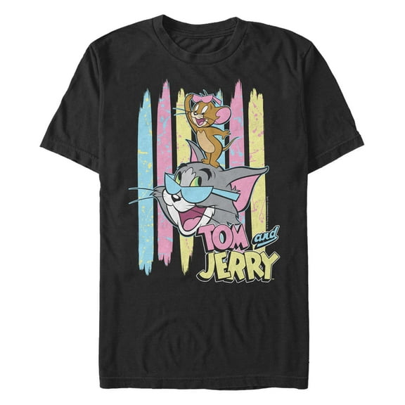 Men's Tom and Jerry Pastel Duo  Graphic T-Shirt
