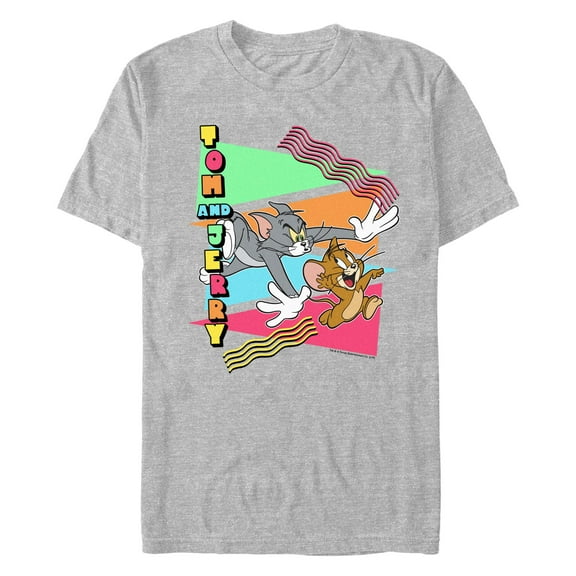 Men's Tom and Jerry Retro Shapes Graphic T-Shirt