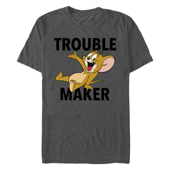 Men's Tom and Jerry Trouble Maker Mouse Graphic T-Shirt