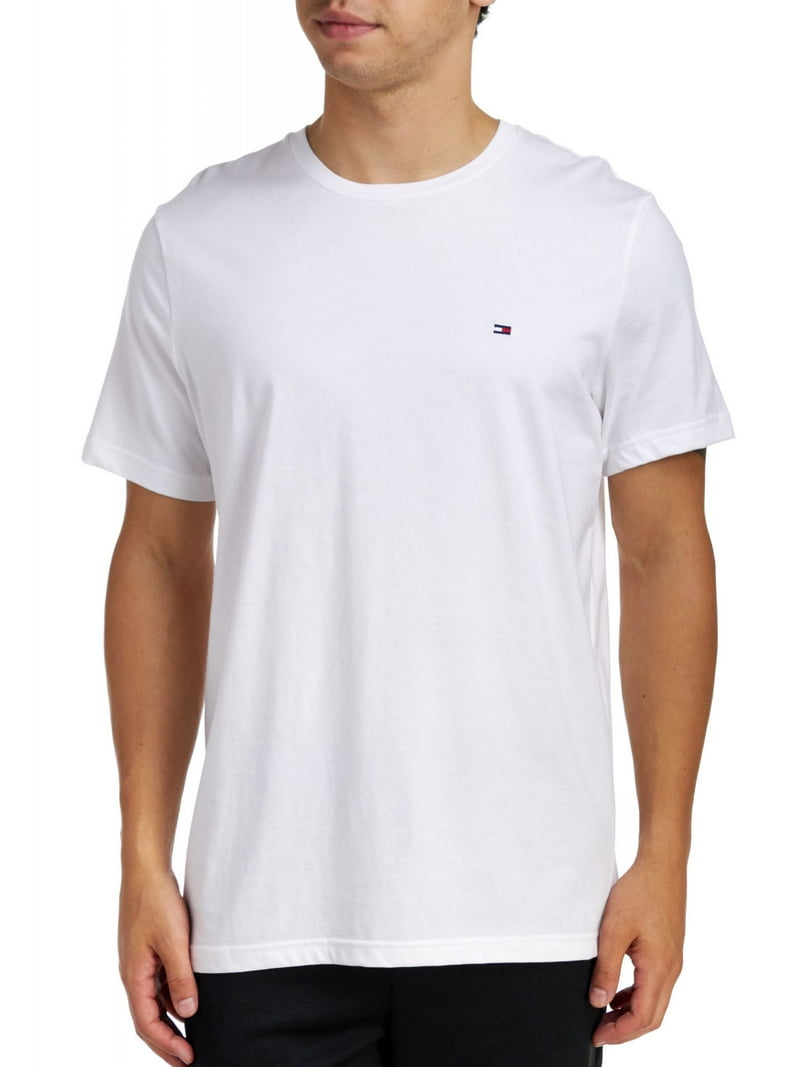 Men's Tommy Hilfiger 09T3139 Core Flag Crew T-Shirt (White S