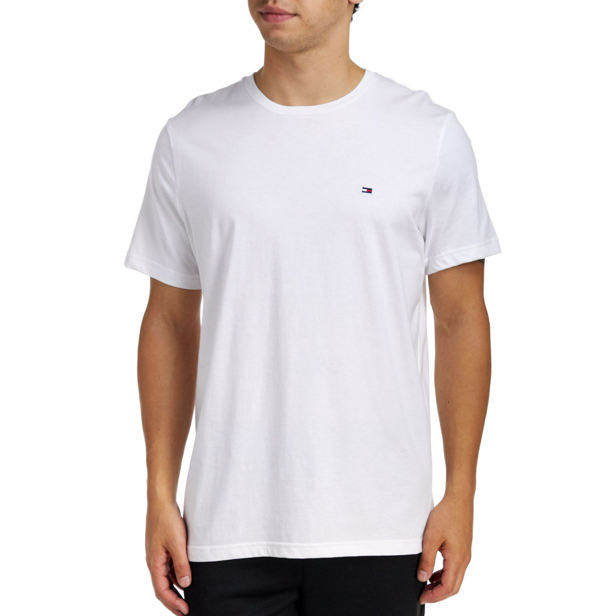 Trives ingen Opera Men's Tommy Hilfiger 09T3139 Core Flag Crew T-Shirt (White S) - Walmart.com