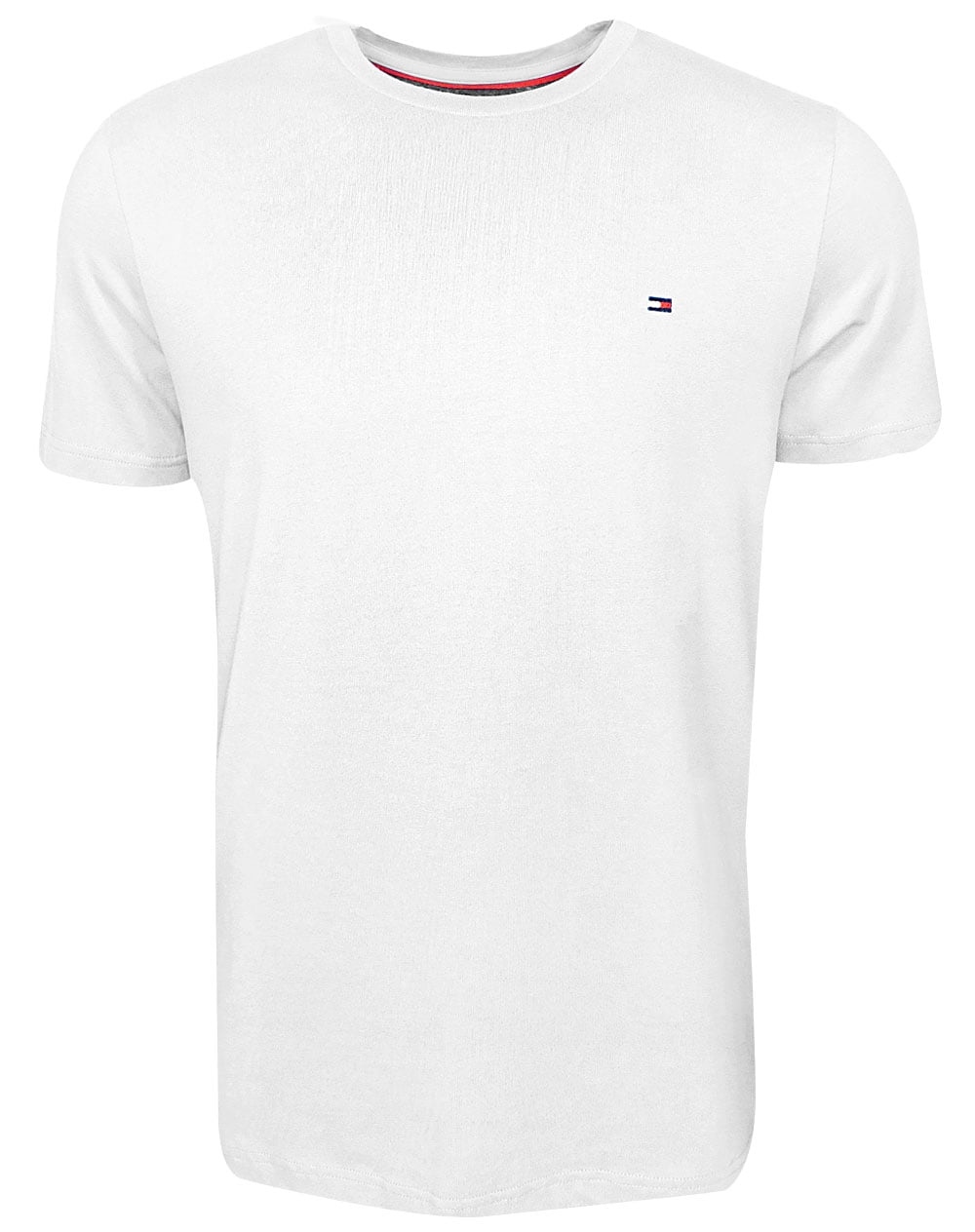 Men's Tommy Hilfiger 09T3139 Core Flag Crew T-Shirt (White XL)