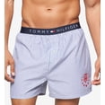 thumbnail image 1 of Men's Tommy Hilfiger 09T3255 Micro Flag Basic100% Cotton Woven Boxer (Navy XL), 1 of 2