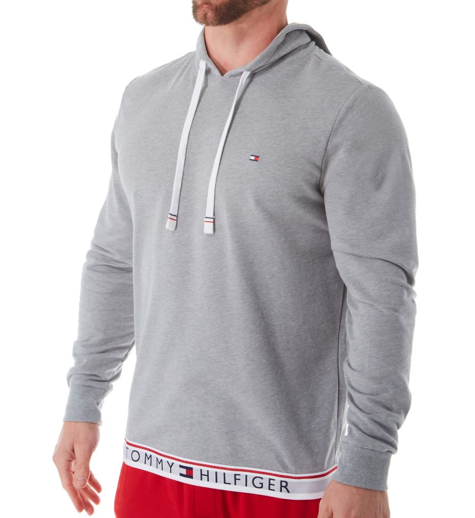 Men's Tommy Hilfiger 09T3408 Modern Essentials Hoodie (Grey Heather M)