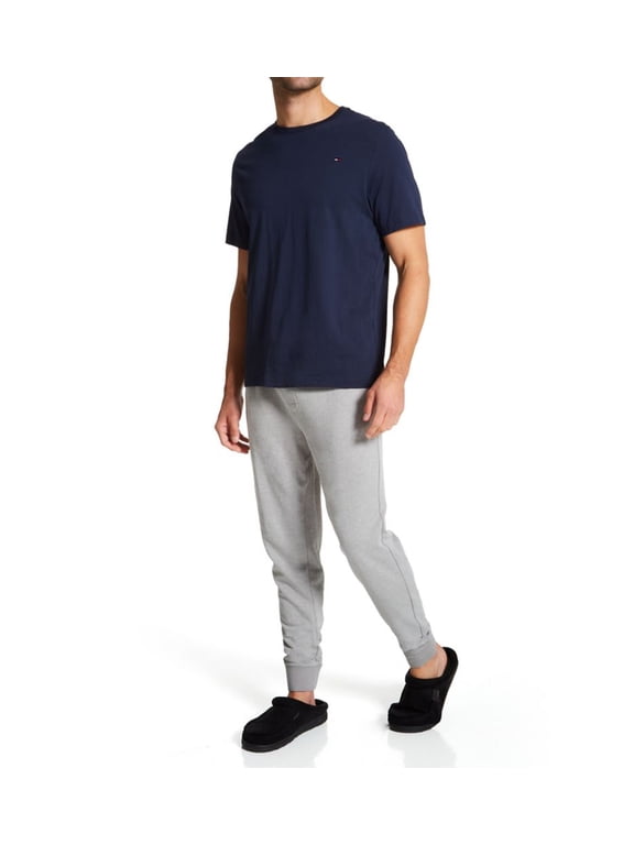 Men's Tommy Hilfiger 09T3635 French Terry Pajama Set (Cloud S)