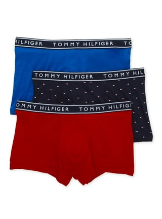 Tommy Hilfiger Mens Flx Evolve Stretch Boxer Briefs (Small,  Navy/Red/Purple) 