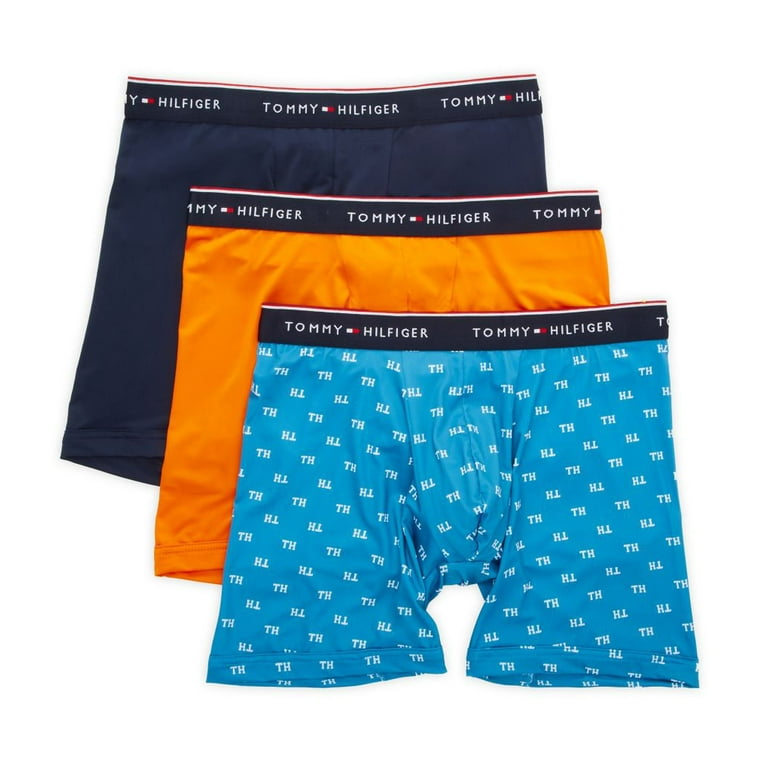Men's Tommy Hilfiger 09T4240 Everyday Microfiber Boxer Brief - 3 Pack  (Drizzle L)