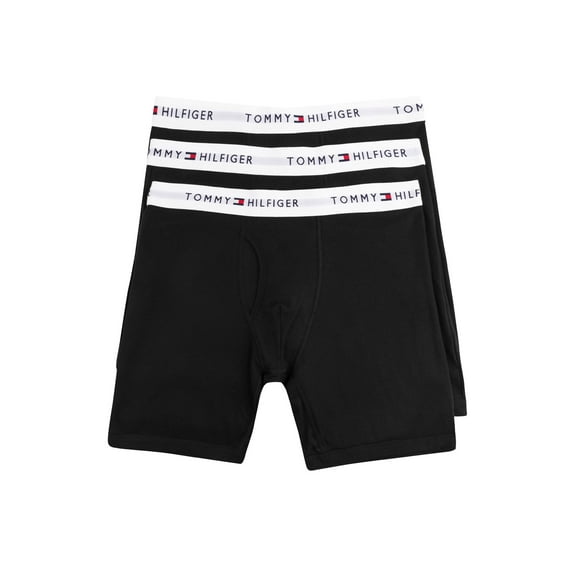 Men's Tommy Hilfiger 09TE001 Basic 100% Cotton Boxer Brief - 3 Pack