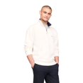 thumbnail image 1 of Men's Tommy Hilfiger Logo Quarter-Zip Top Color: Milky Way Size: XXL, 1 of 4