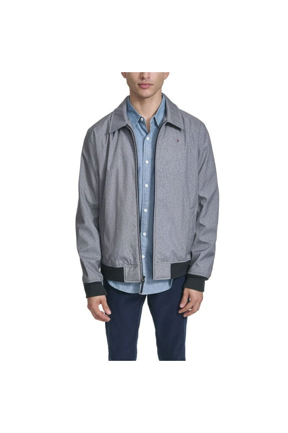 Men's Tommy Hilfiger Softshell Jacket Color: Heather Gray Size: L