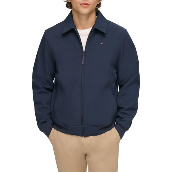 Men's Tommy Hilfiger Softshell Jacket Color: Midnight Size: XXL