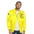 thumbnail image 1 of Men's Tommy Jeans Gold Utah Jazz Jacob Chain Stitch Applique Full-Snap Varsity Jacket, 1 of 3