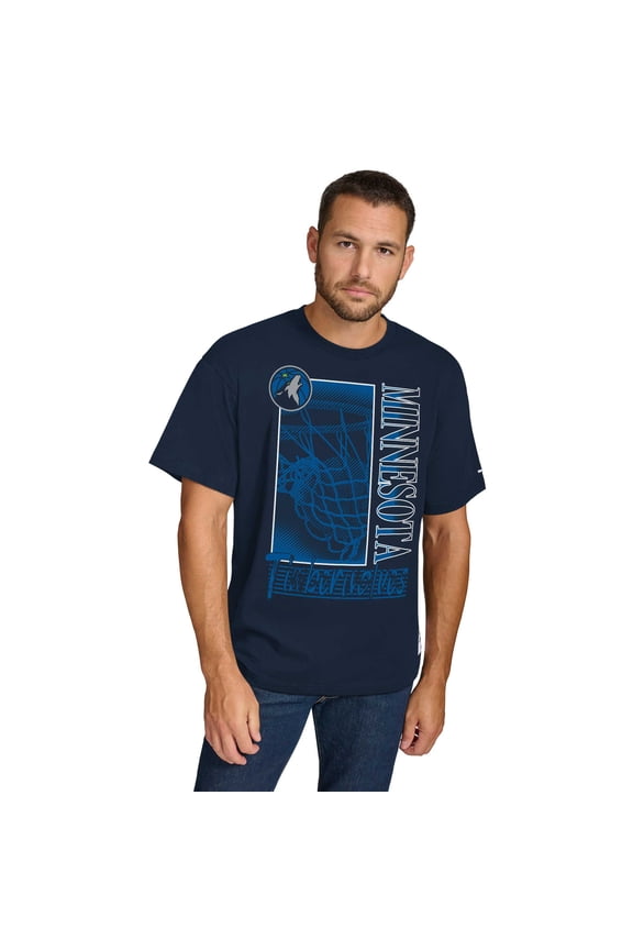Men's Tommy Jeans Navy Minnesota Timberwolves Noah Swish T-Shirt