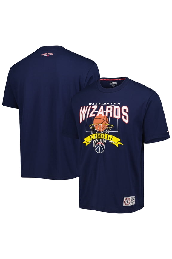 Men's Tommy Jeans Navy Washington Wizards Tim Backboard T-Shirt