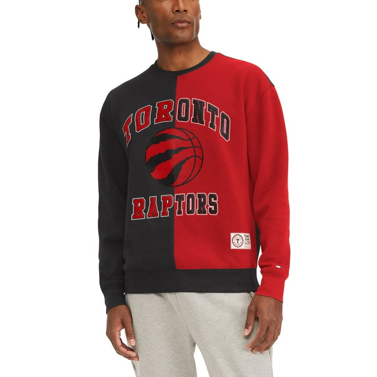 Men's Tommy Jeans Red/Black Toronto Raptors Keith Split Pullover