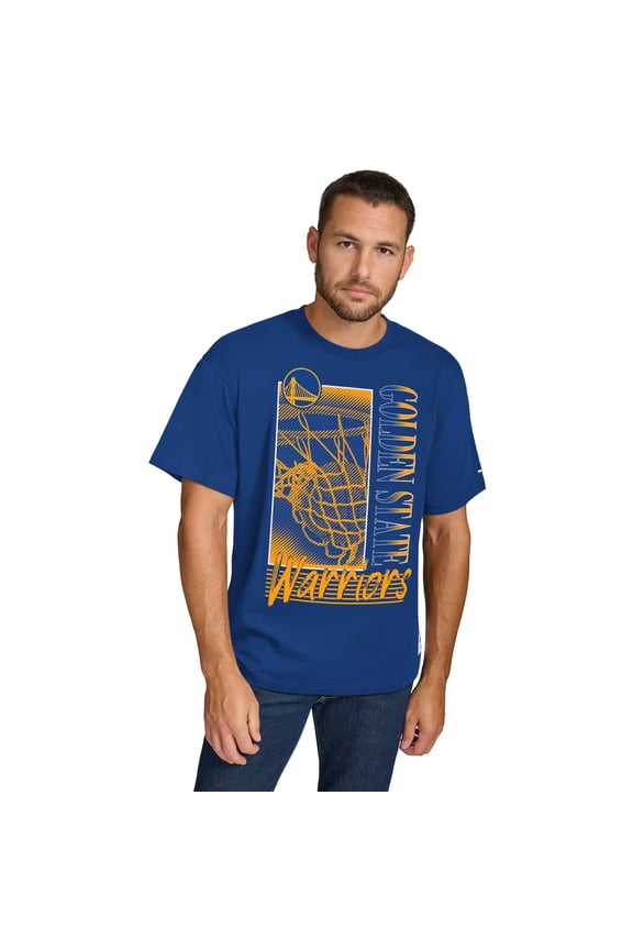 Men's Tommy Jeans Royal Golden State Warriors Noah Swish T-Shirt