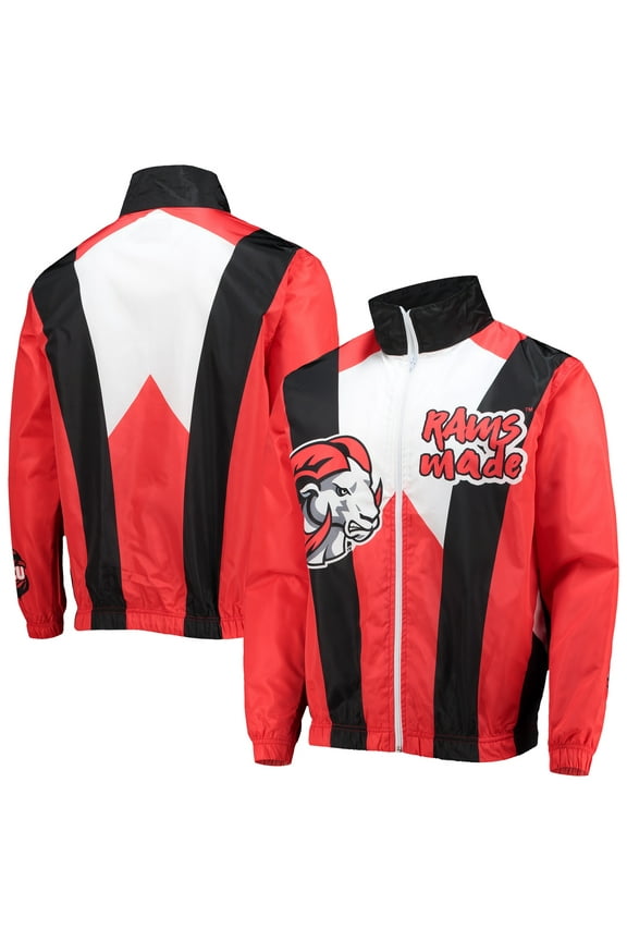 Men's Tones of Melanin Red Winston-Salem State Rams Anorak Full-Zip Jacket