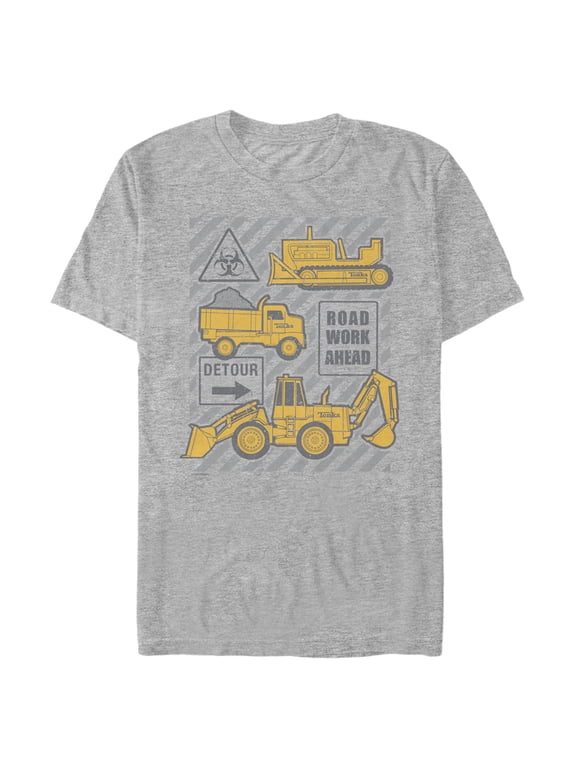 Men's Tonka Construction Work Graphic Tee Athletic Heather 3X Large