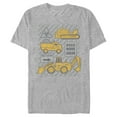 thumbnail image 1 of Men's Tonka Construction Work  Graphic Tee Athletic Heather X Large, 1 of 5