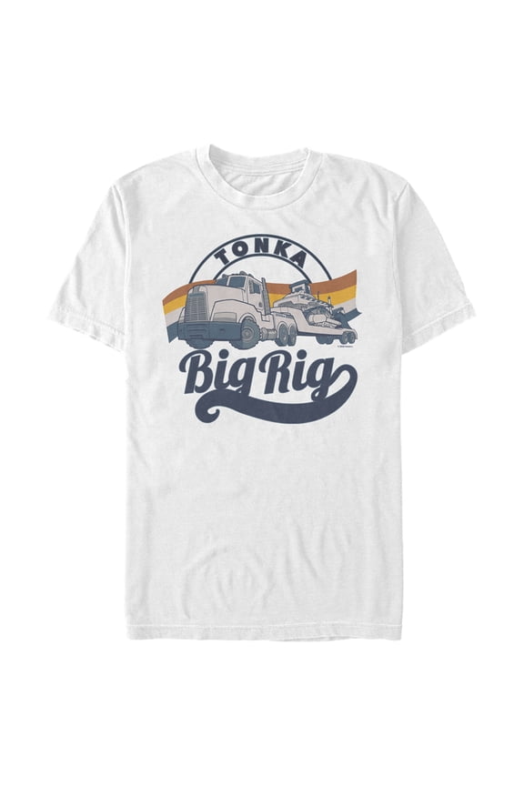 Men's Tonka Retro Big Rig Graphic Tee White Large
