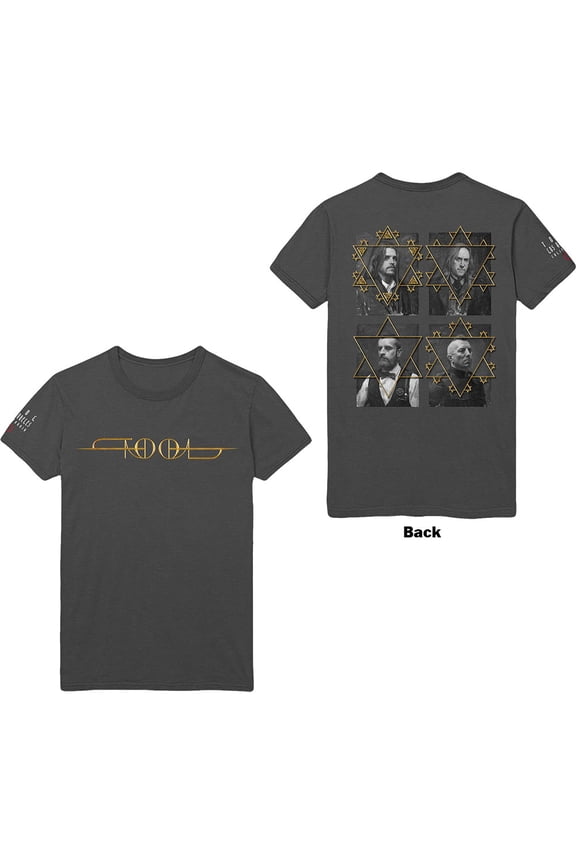 Men's Tool Full Portraits T-shirt Large Grey