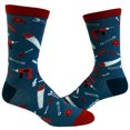 thumbnail image 1 of Men's Tools Socks Funny Fathers Day Handyman Hammer Screwdriver Graphic Novelty Footwear, 1 of 7