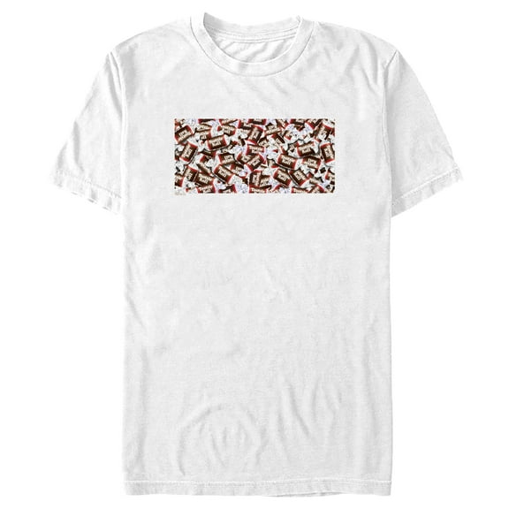 Men's Tootsie Roll Classic Candy Collage  Graphic Tee White Large
