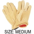 thumbnail image 1 of Men's Top Grain, Fully Lined Pig Leather Gloves - Size Medium: ( Pack of 2 Pairs ) (ToolUSA: GL-25002-Z02), 1 of 1