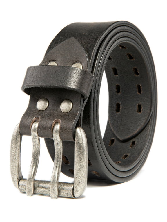 Men’s Top Grain Leather Belts for Men Genuine Solid Belt Workmen 1.5inch Width