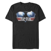 Mens Top Gun Aviator Sunglasses Logo Graphic T-Shirt