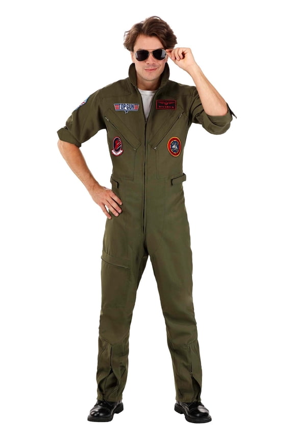 Men's Top Gun Flight Suit Costume