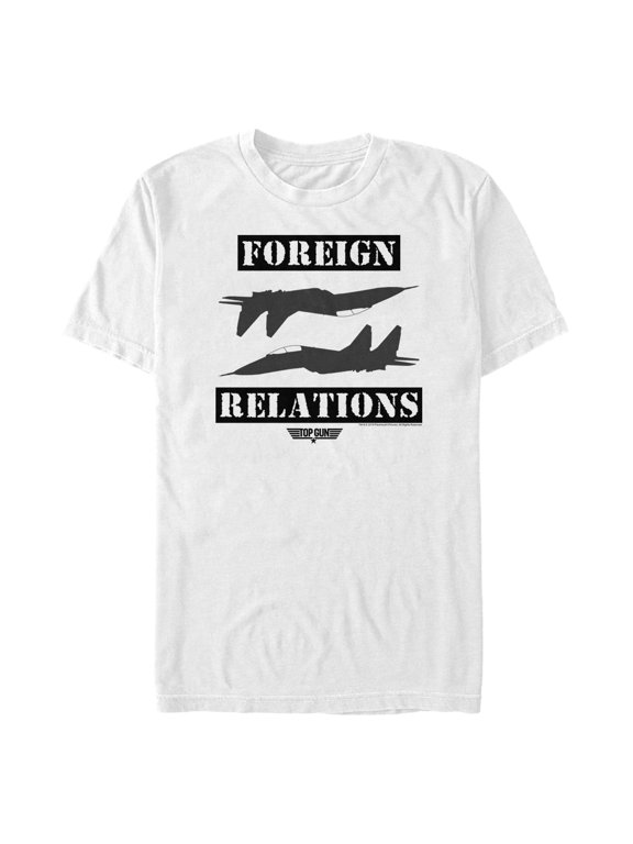 Men's Top Gun Keeping up Foreign Relations Graphic T-Shirt