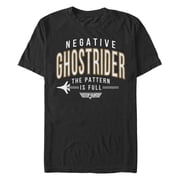 Mens Top Gun Negative Ghost Rider the Pattern Is Full Graphic T-Shirt