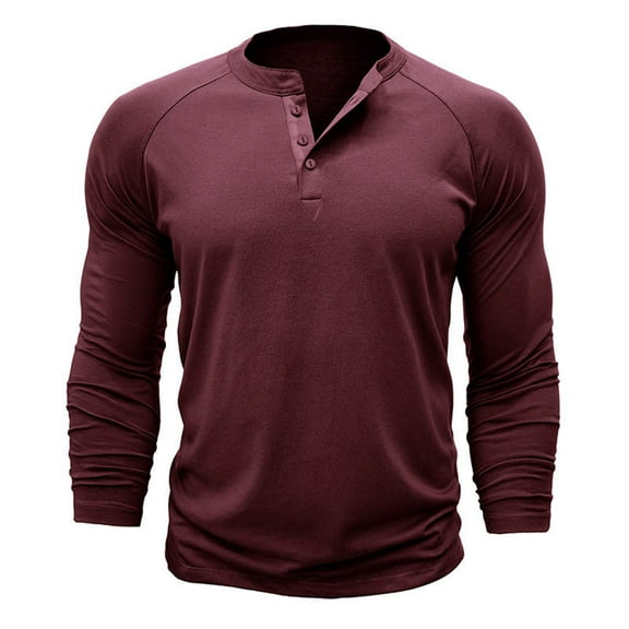 Men's Top Shirt Slim Fitting Long Sleeved Lapel Casual Sports Bottom Shirt T-shirt Top Blouses