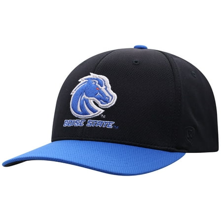 Men's-Top of the World  Black Boise State Broncos Reflex Fitted Hat