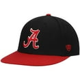 thumbnail image 1 of Men's Top of the World Black/Crimson Alabama Crimson Tide Team Color Two-Tone Fitted Hat, 1 of 4