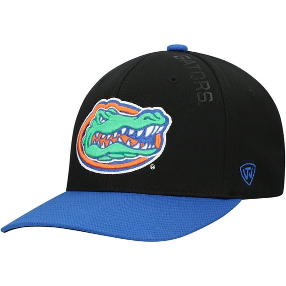 Men's Top of the World Black Florida Gators Reflex 2.0 Flex Hat