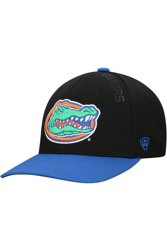 Men's Top of the World Black Florida Gators Reflex 2.0 Flex Hat