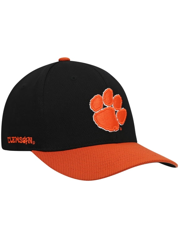Men's Top of the World Black/Orange Clemson Tigers Two-Tone Reflex Hybrid Tech Flex Hat