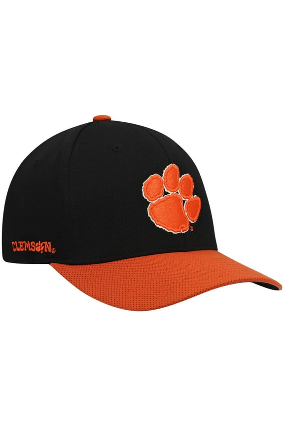 Men's Top of the World Black/Orange Clemson Tigers Two-Tone Reflex Hybrid Tech Flex Hat
