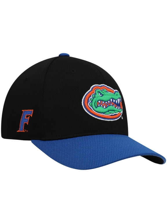 Men's Top of the World Black/Royal Florida Gators Two-Tone Reflex Hybrid Tech Flex Hat